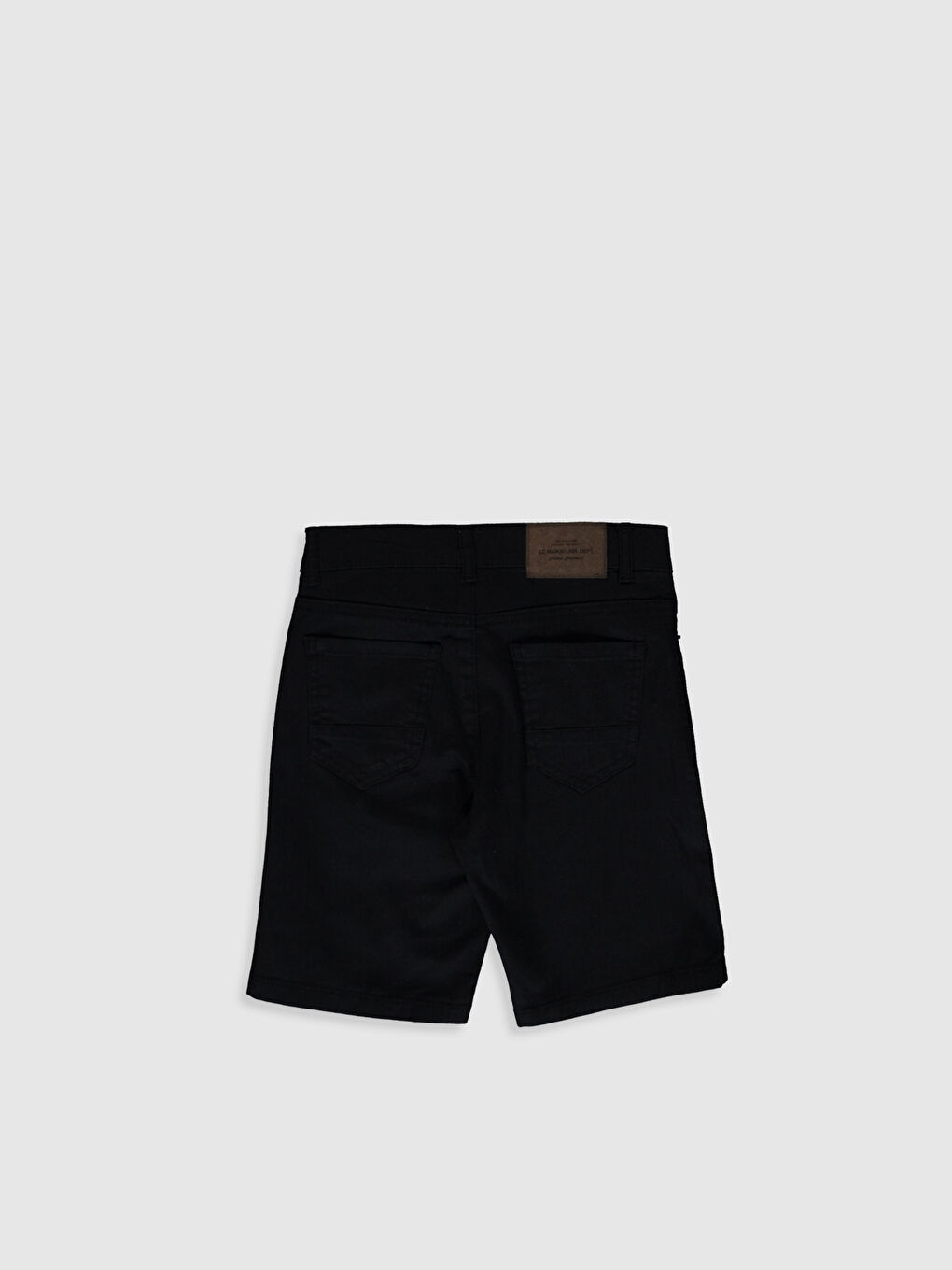 Siyah Erkek Çocuk Gabardin Şort-1