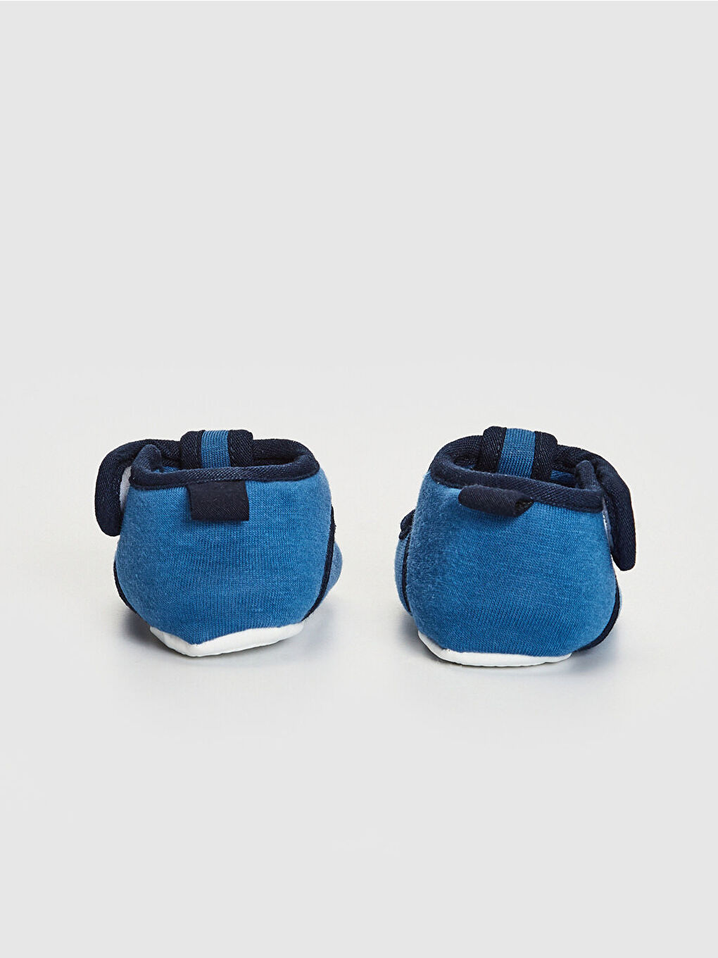Mavi Erkek Bebek Cırt Cırtlı Bez Yürüme Öncesi Ayakkabı -4