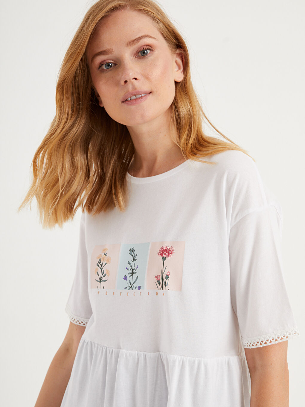 Printed Cotton Maternity T-Shirt-3