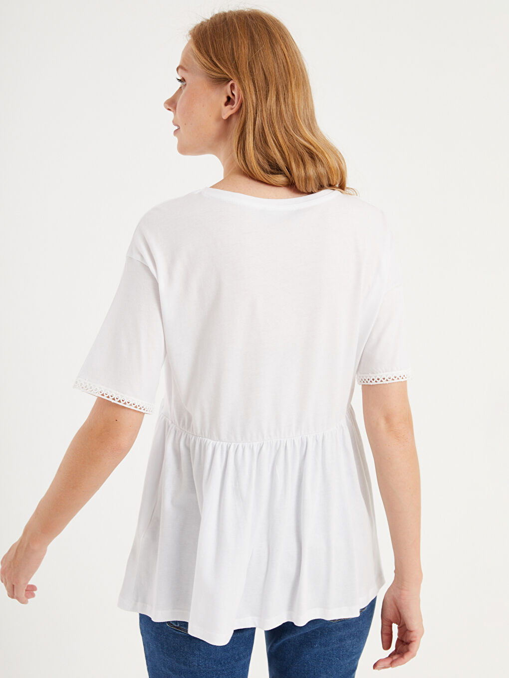 Printed Cotton Maternity T-Shirt-5