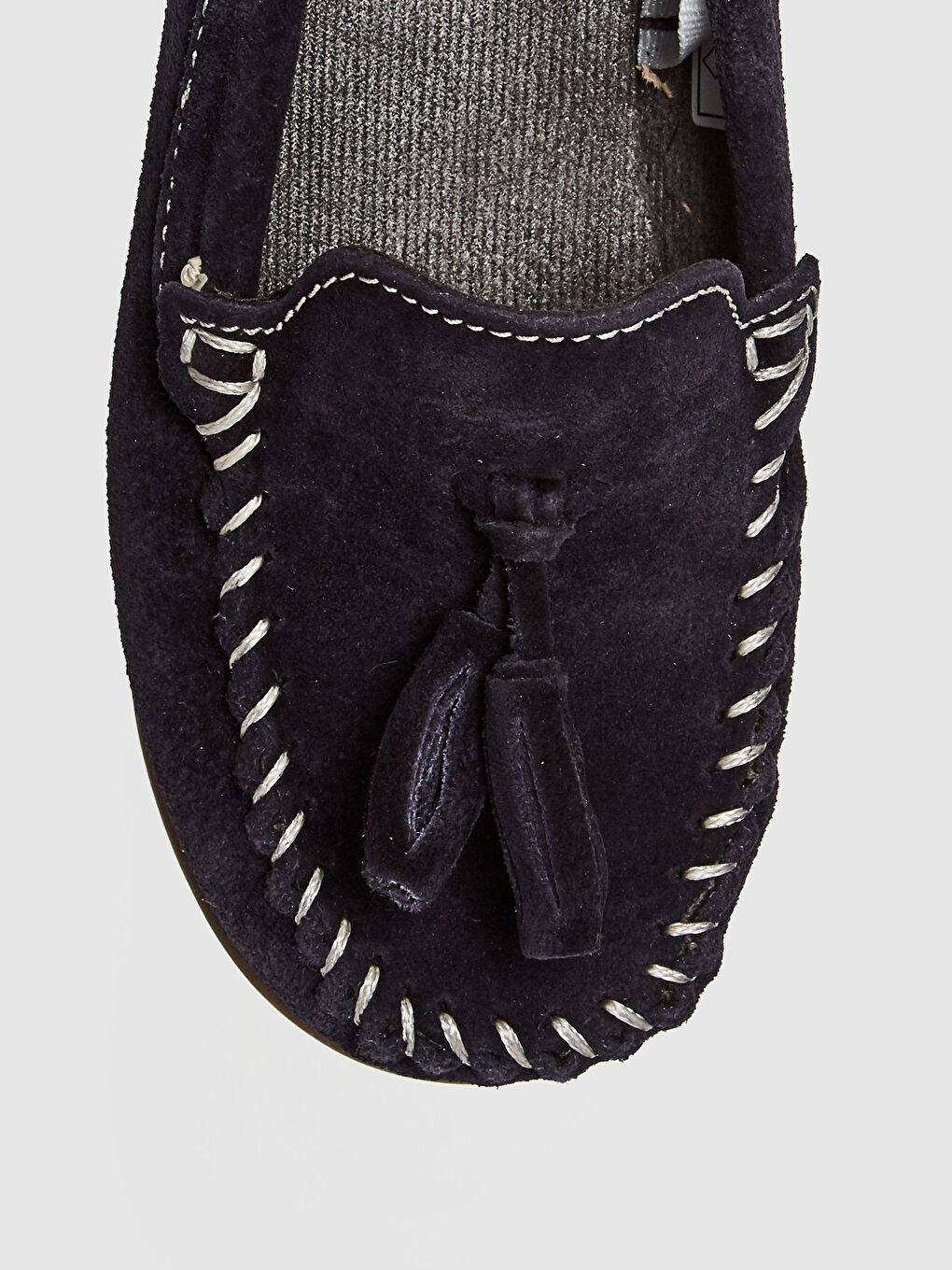 Lacivert Erkek Çocuk Hakiki Deri Loafer Ayakkabı-5