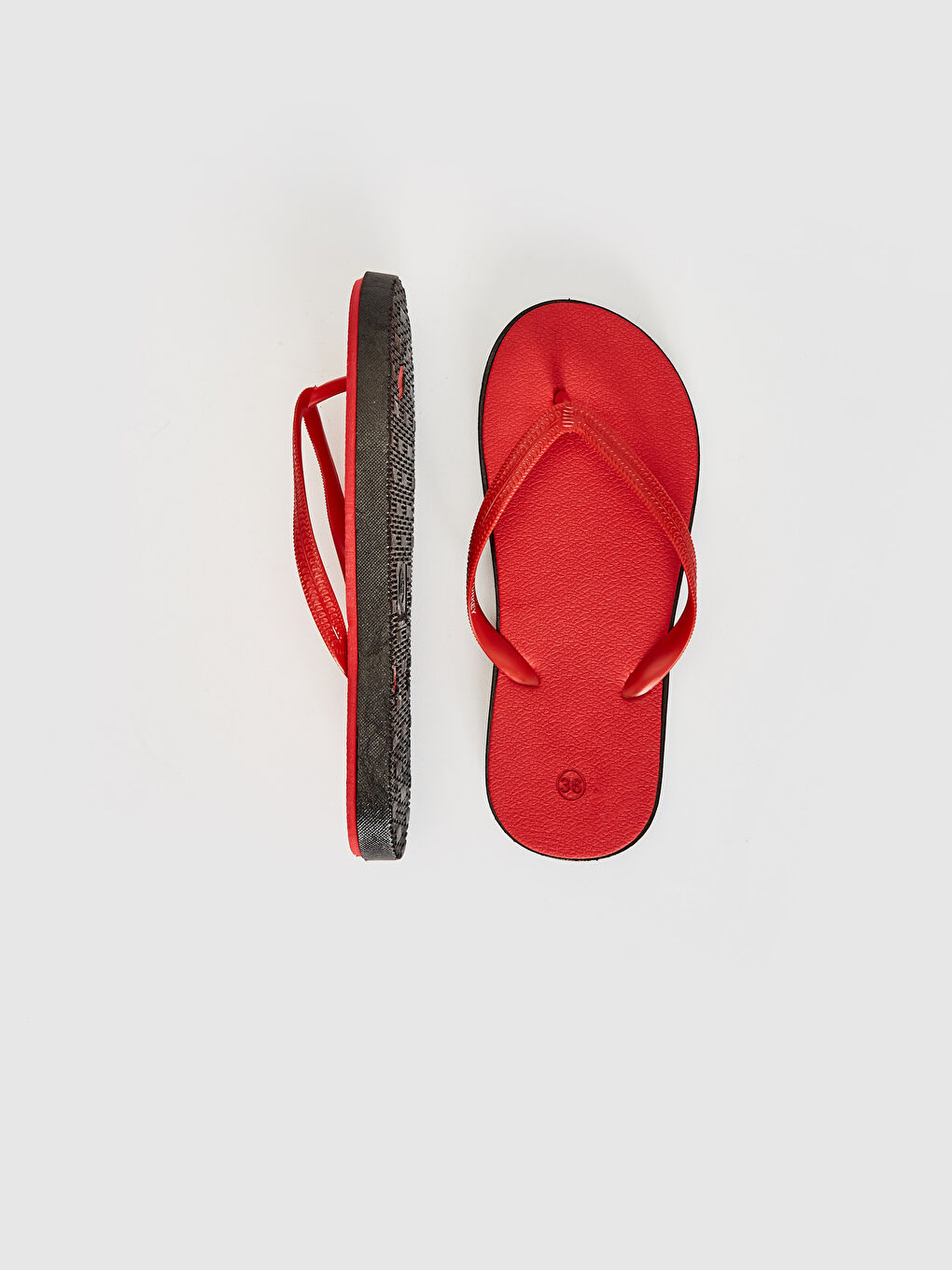 Kırmızı Kadın Parmak Arası Plaj Terliği-2