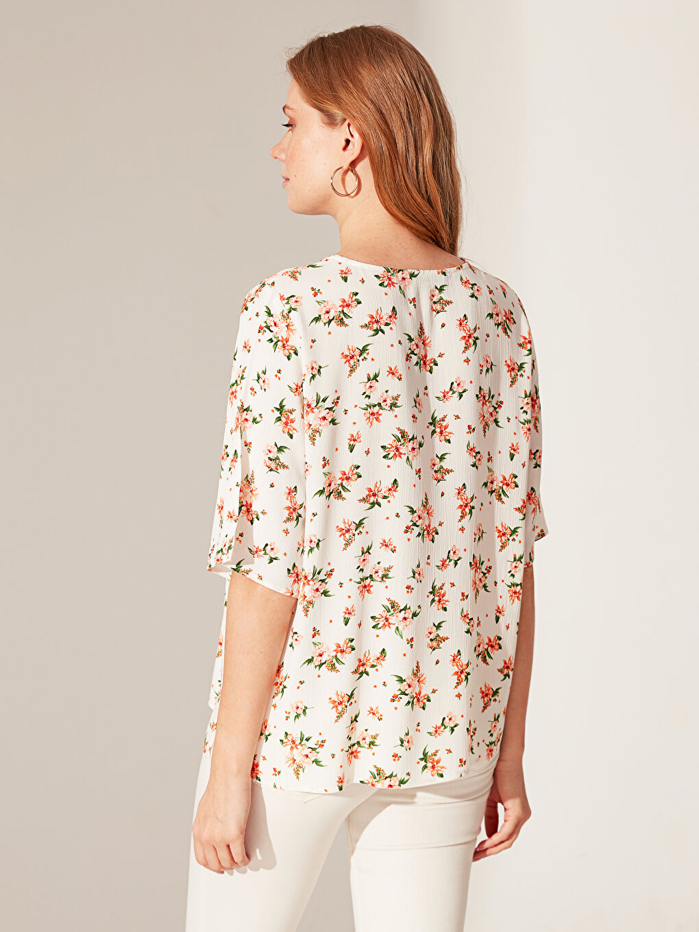 Қысқа жең әйелдерге арналған блузка-2