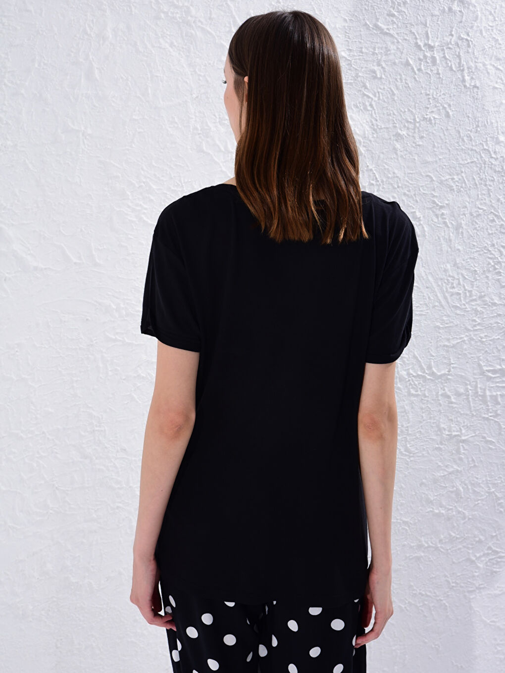 Spotty Viscose Pyjamas Set-2