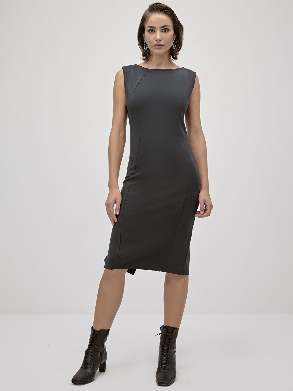 Slimming Effect Sleeveless Tight Dress