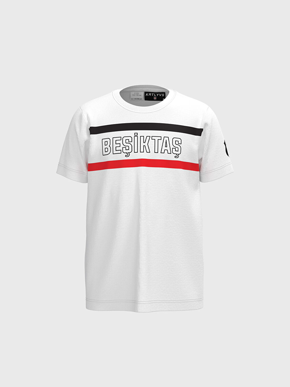 Siyah Erkek Çocuk Beşiktaş Baskılı Taraftar Pijama Takımı-2