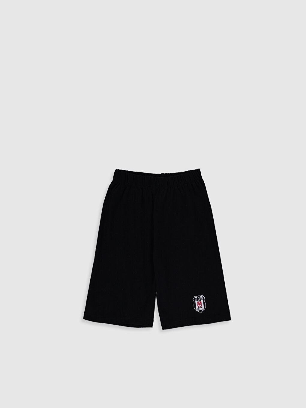 Siyah Erkek Çocuk Beşiktaş Baskılı Taraftar Pijama Takımı-7