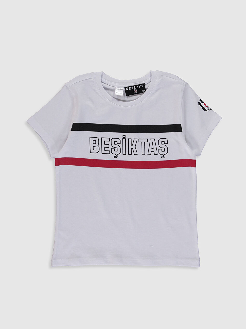 Siyah Erkek Çocuk Beşiktaş Baskılı Taraftar Pijama Takımı-6