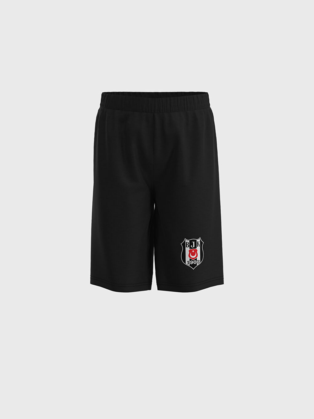 Siyah Erkek Çocuk Beşiktaş Baskılı Taraftar Pijama Takımı-3