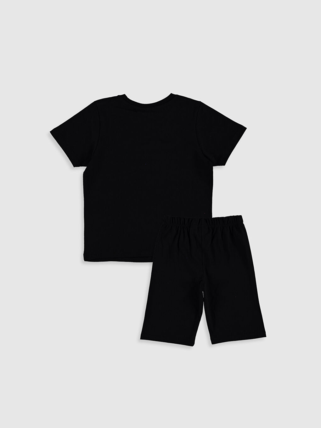 Siyah Erkek Çocuk Galatasaray Baskılı Taraftar Pijama Takımı-1