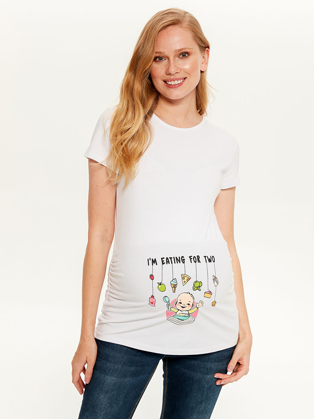 Woman WHITE T-Shirt-1