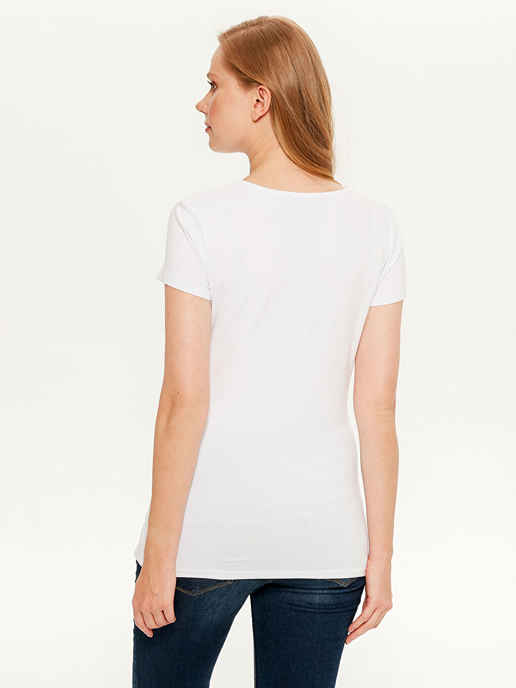 Woman WHITE T-Shirt-2