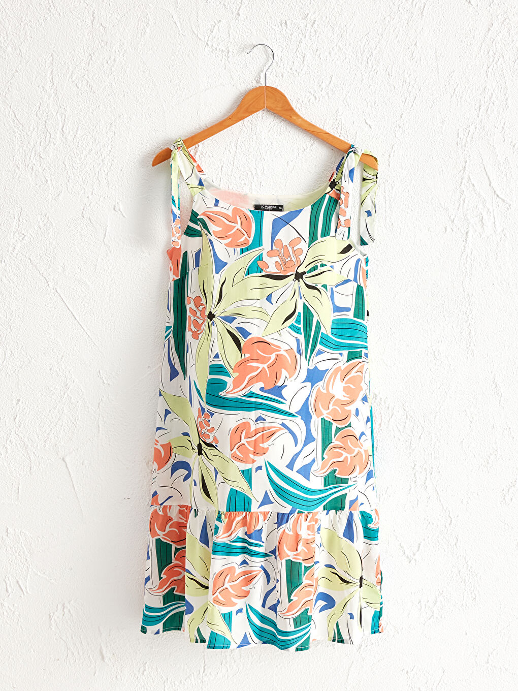 Karışık Çiçek Desenli Viskon Hamile Elbise