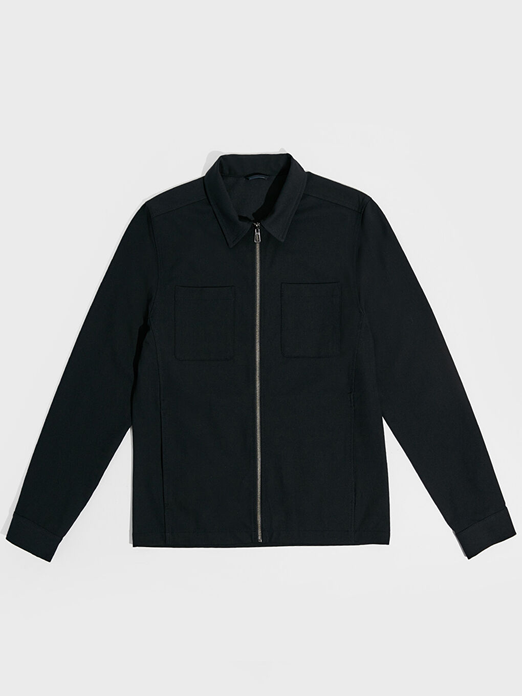 Lacivert Slim Fit İnce Erkek Mont