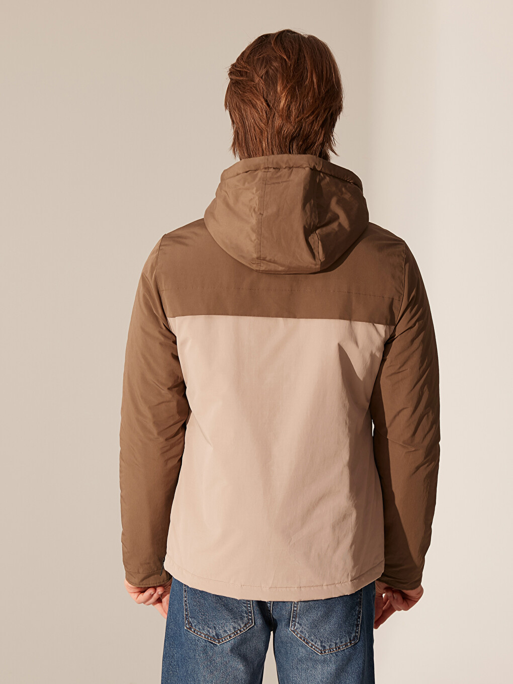 Slim Fit Kapüşonlu Erkek Kanguru Mont-2