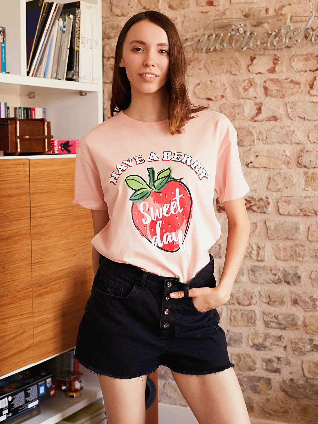 Women's Jean Shorts-1