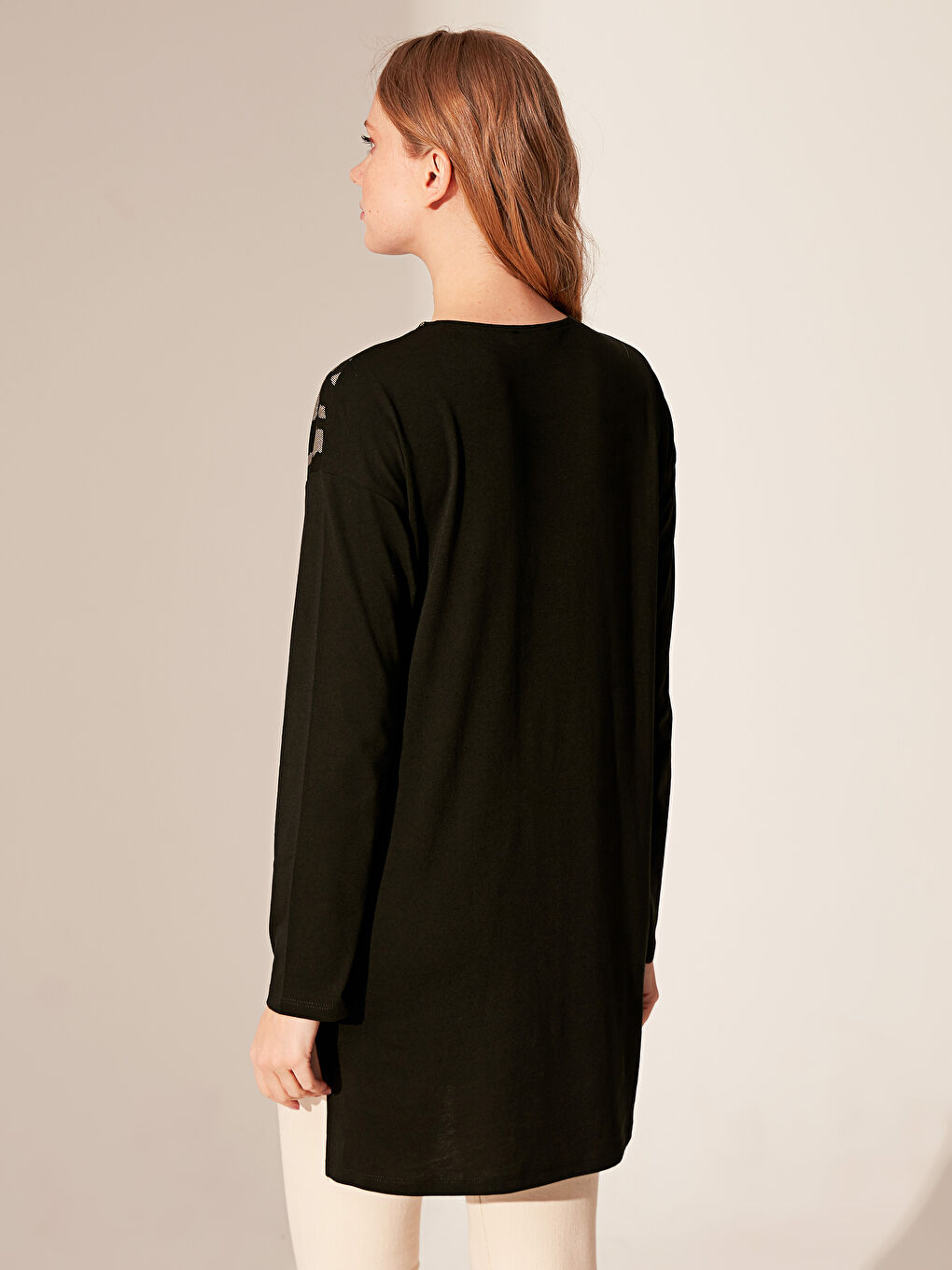 Crew Neck Long Sleeve Women's T-Shirt-2