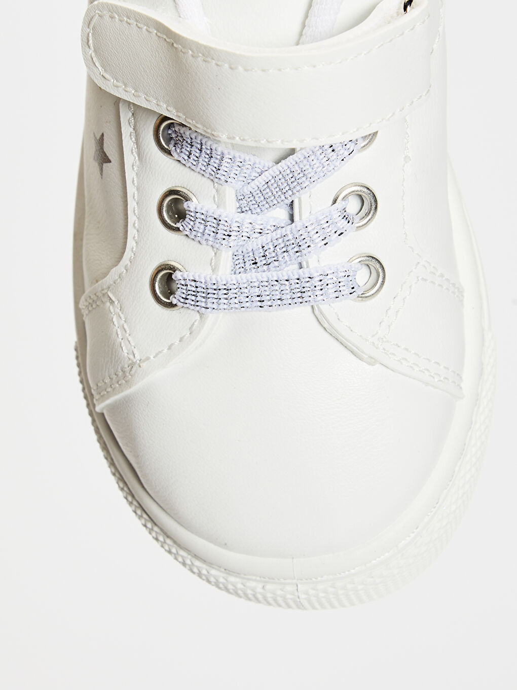 Beyaz Kız Bebek Sneaker Ayakkabı-1