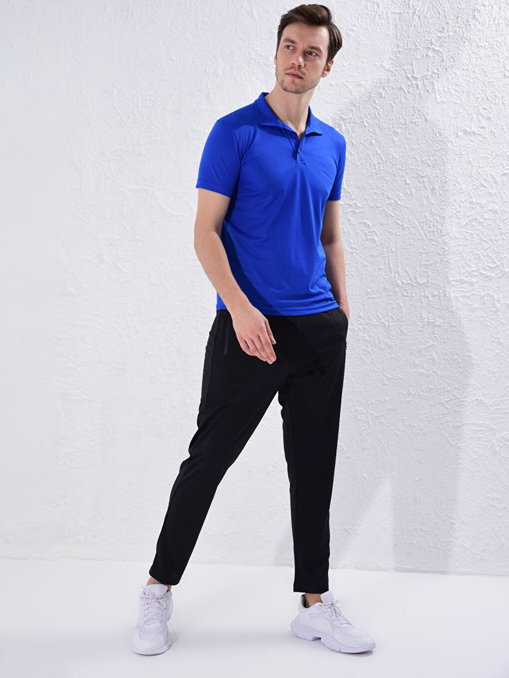 Футболка для спорта с коротким рукавом и водолазкой-1