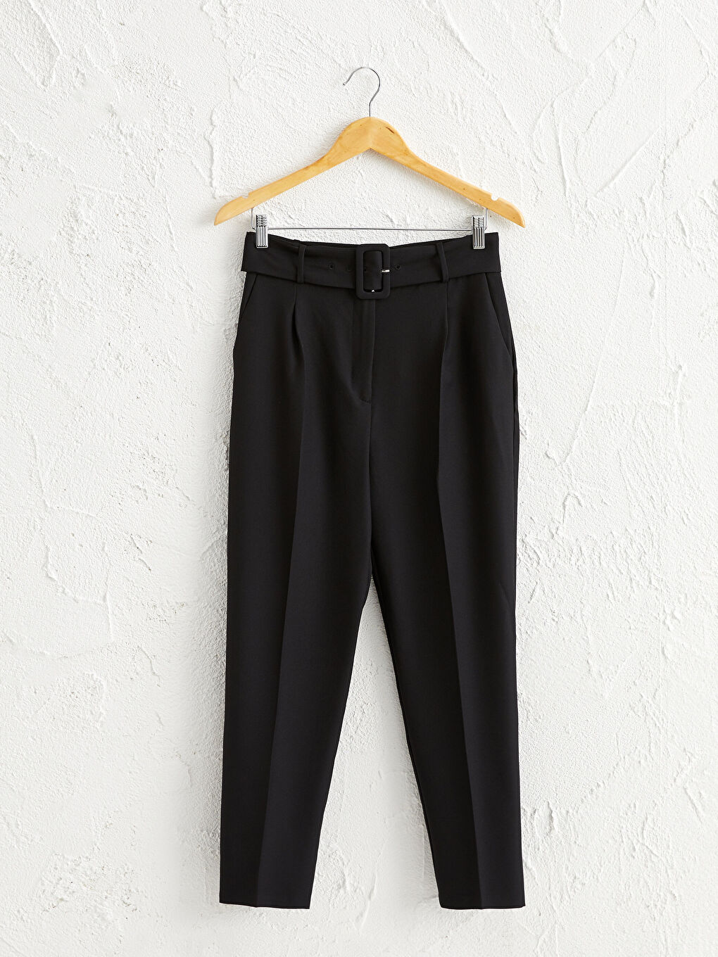 Siyah Dar Fit Kadın Pantolon