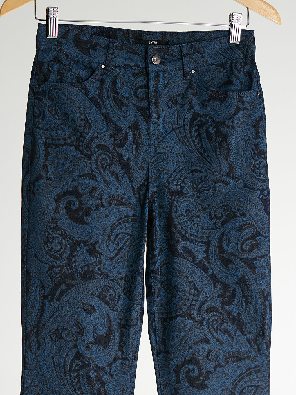 Lacivert Mars Flare Kadın Jean Pantolon-1