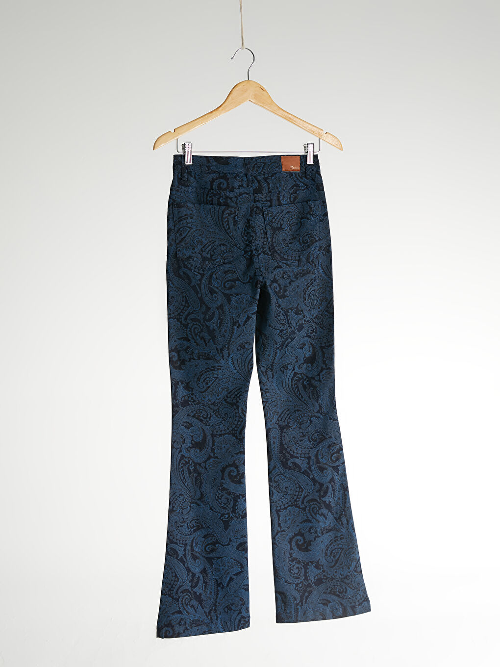 Lacivert Mars Flare Kadın Jean Pantolon-2