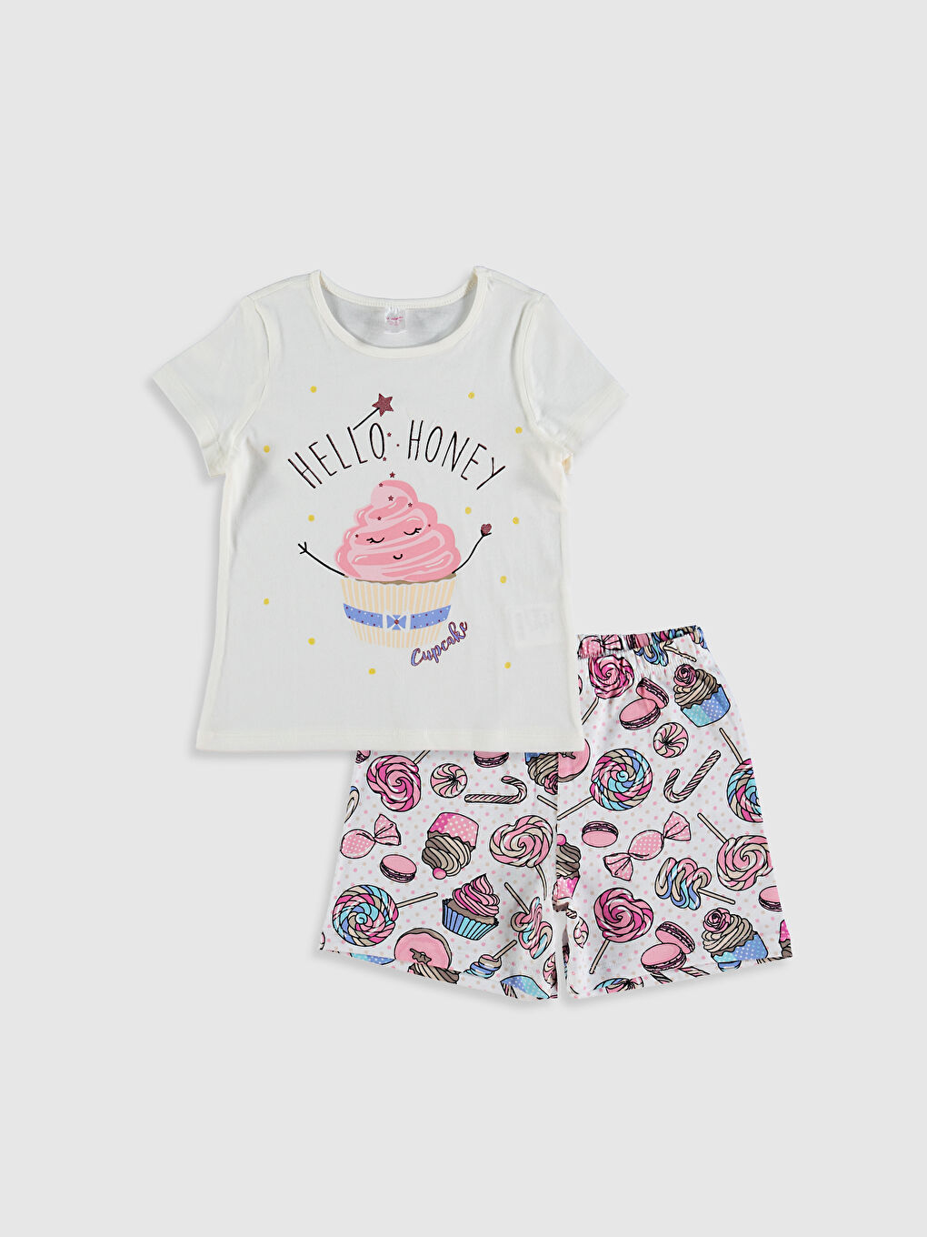 Girl ECRU Pyjama Set
