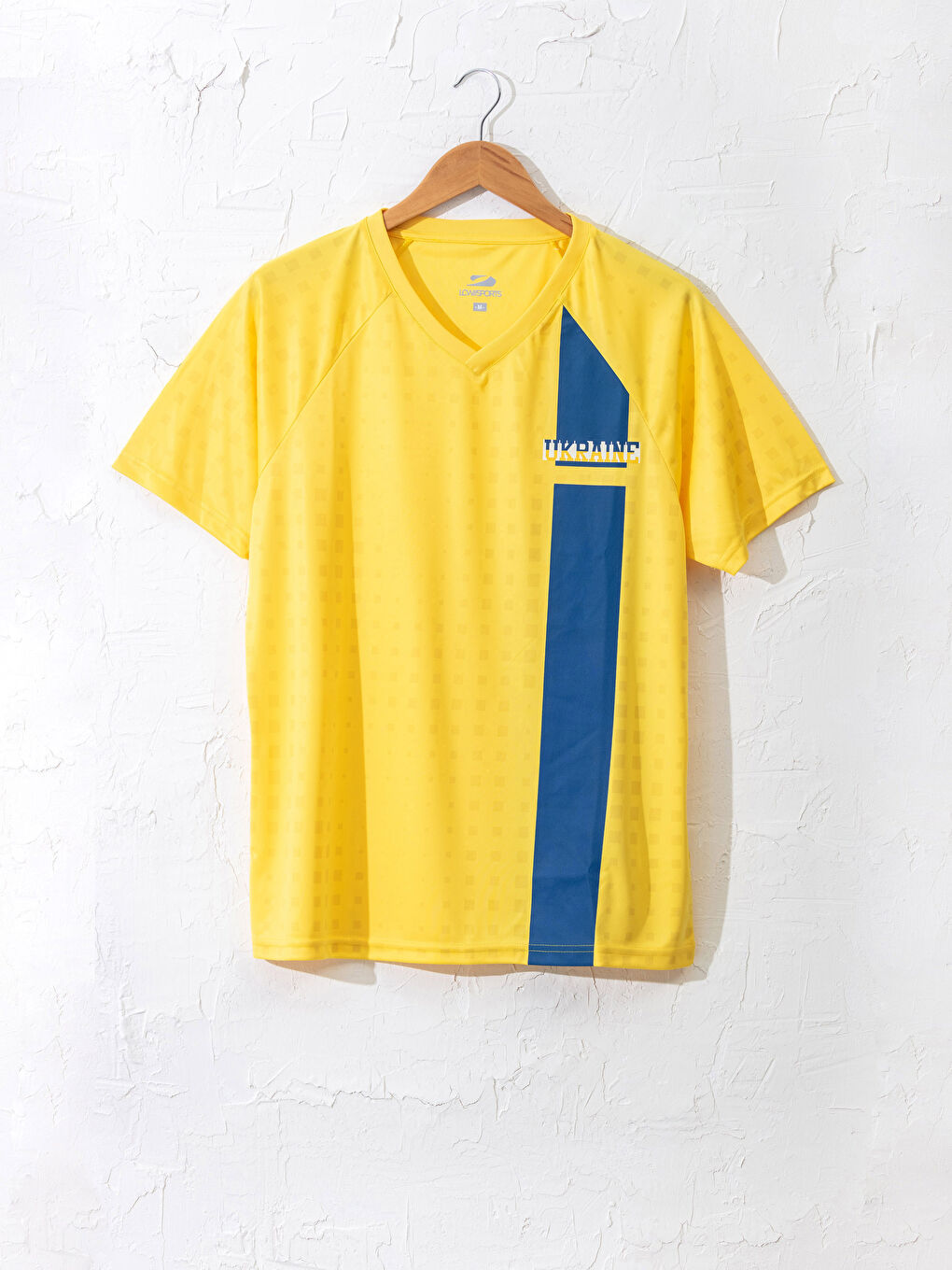 V-Neck Short Sleeve UEFA EURO 2020 Ukraine Printed Active Sports Men's Fan T-Shirt