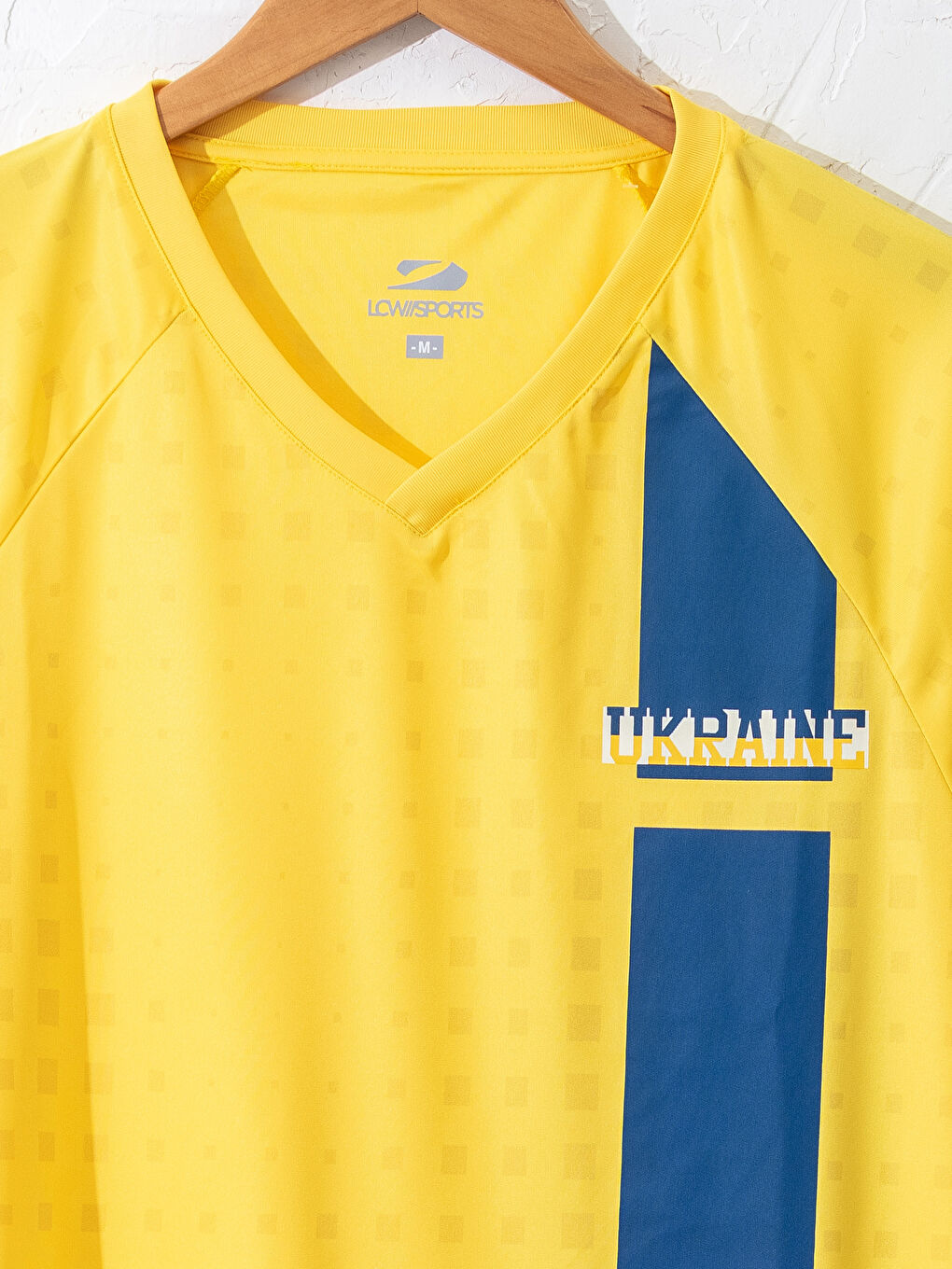 V-Neck Short Sleeve UEFA EURO 2020 Ukraine Printed Active Sports Men's Fan T-Shirt-2