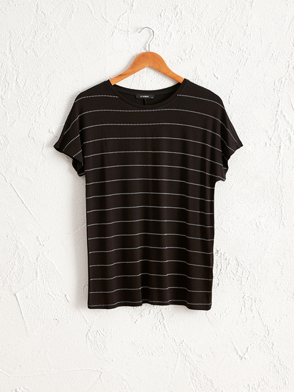 Striped Viscose T-Shirt