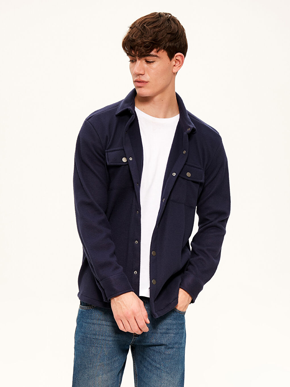 XSIDE Regular Fit Long Sleeve Shirt -0SR028Z8-CRP