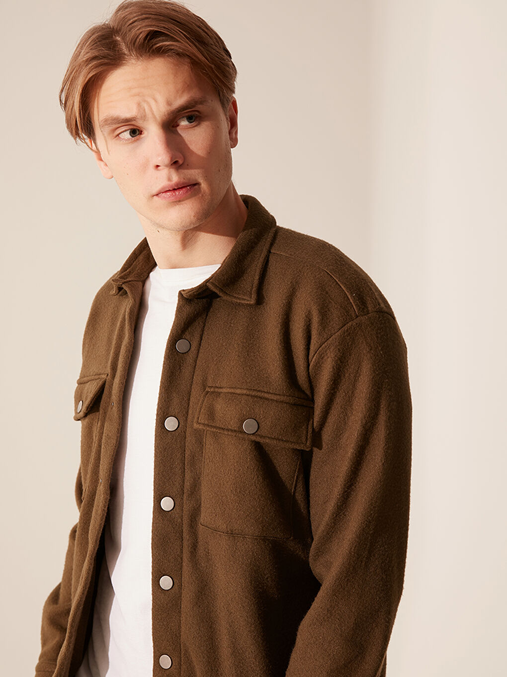 XSIDE Regular Fit Long Sleeve Shirt -0SR028Z8-CRR