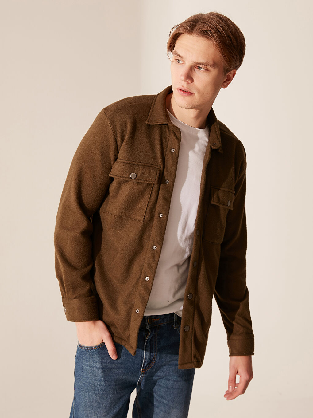 XSIDE Regular Fit Long Sleeve Shirt -0SR028Z8-CRR