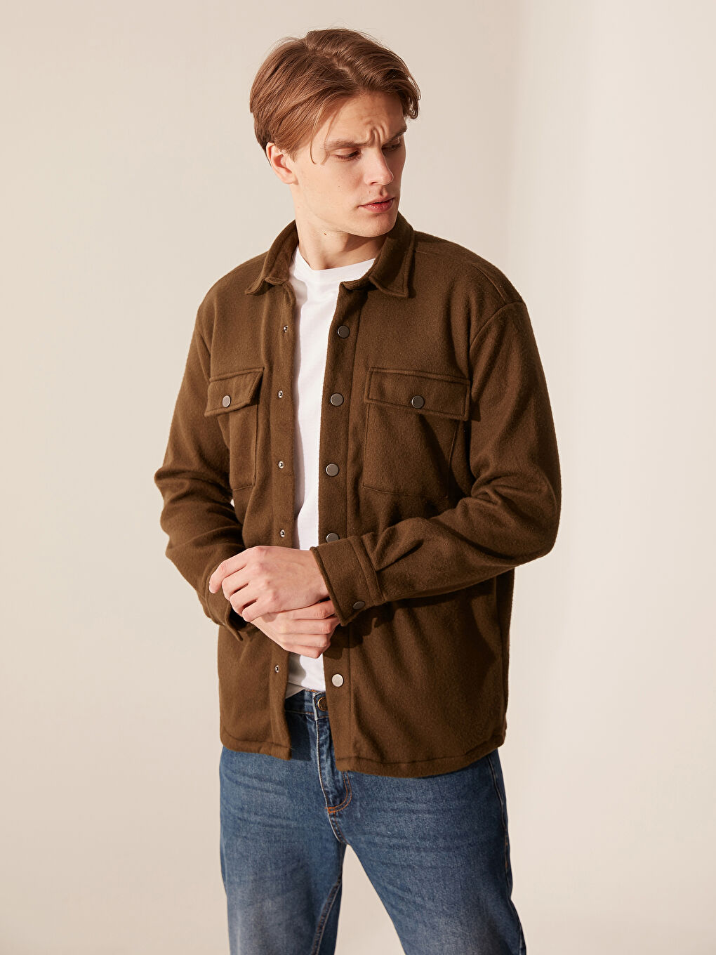 XSIDE Regular Fit Long Sleeve Shirt -0SR028Z8-CRR