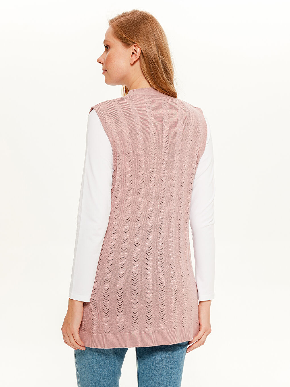 فيست تريكو خفيف الوزن بنقشة ذاتية-1