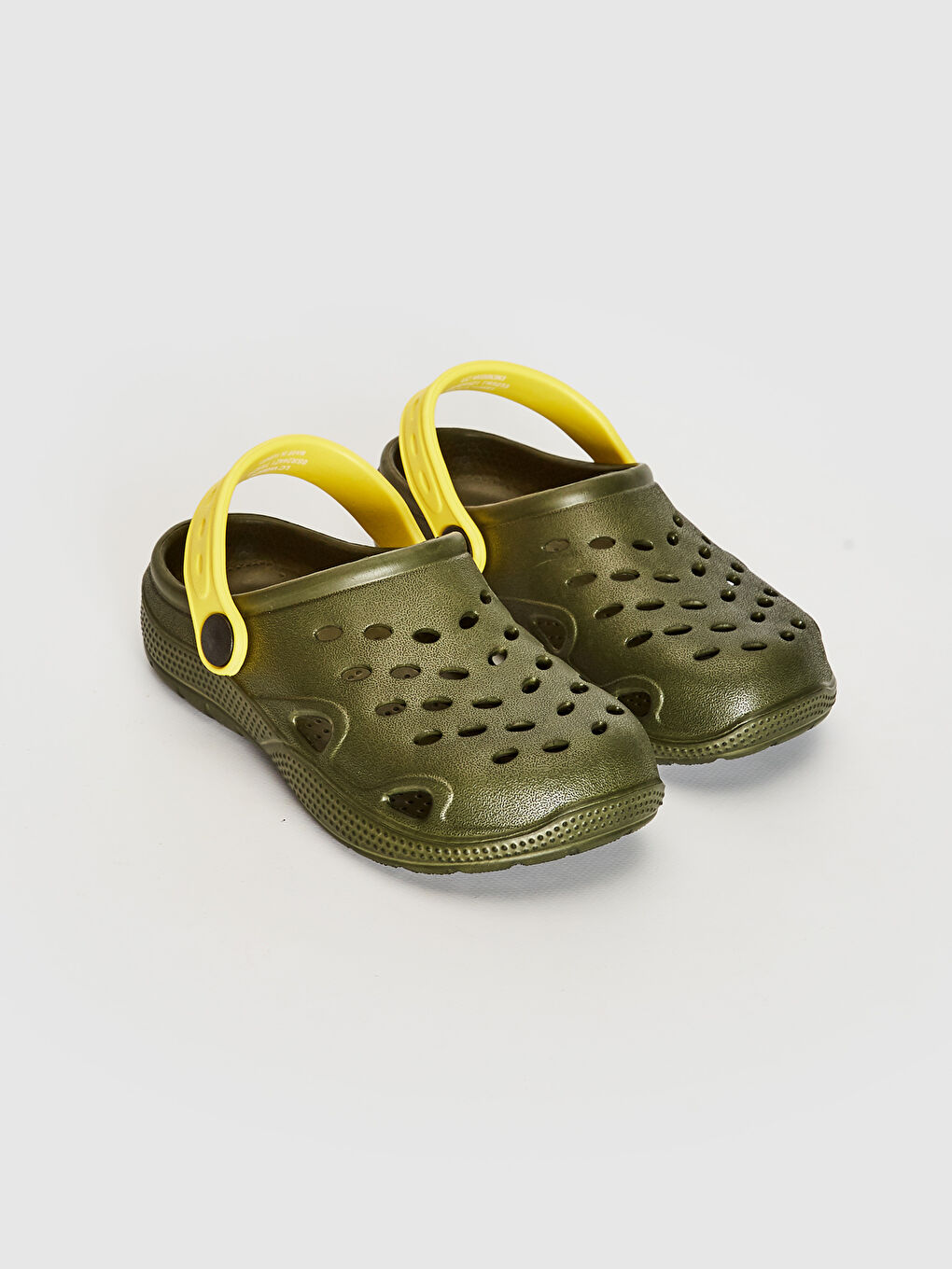 Haki Erkek Bebek Plaj Sandaleti-1