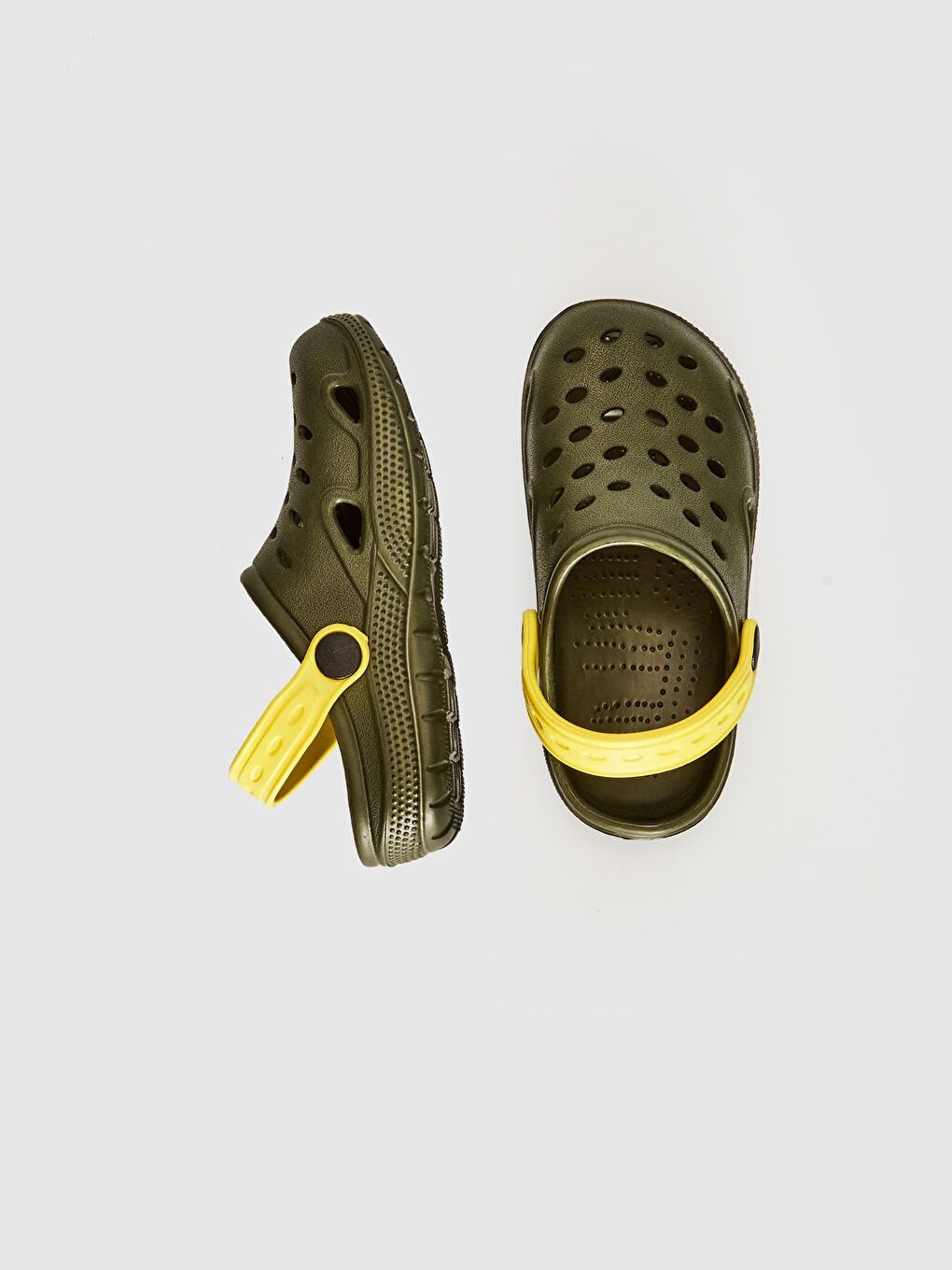 Haki Erkek Bebek Plaj Sandaleti-2