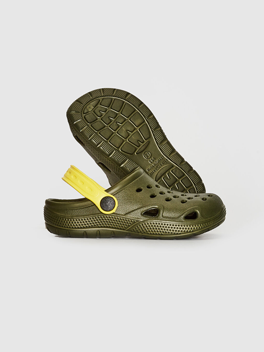 Haki Erkek Bebek Plaj Sandaleti-3