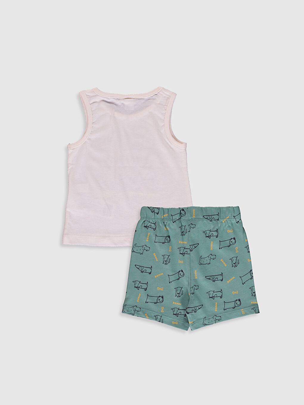 Ekru Erkek Bebek Takım 2'li-1