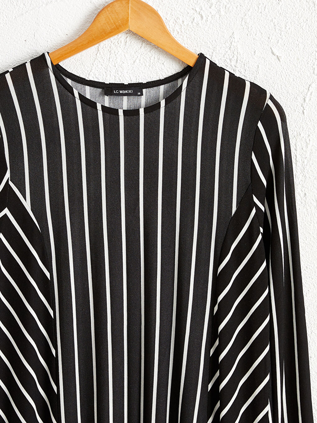 Striped Stretch Viscose Dress-1