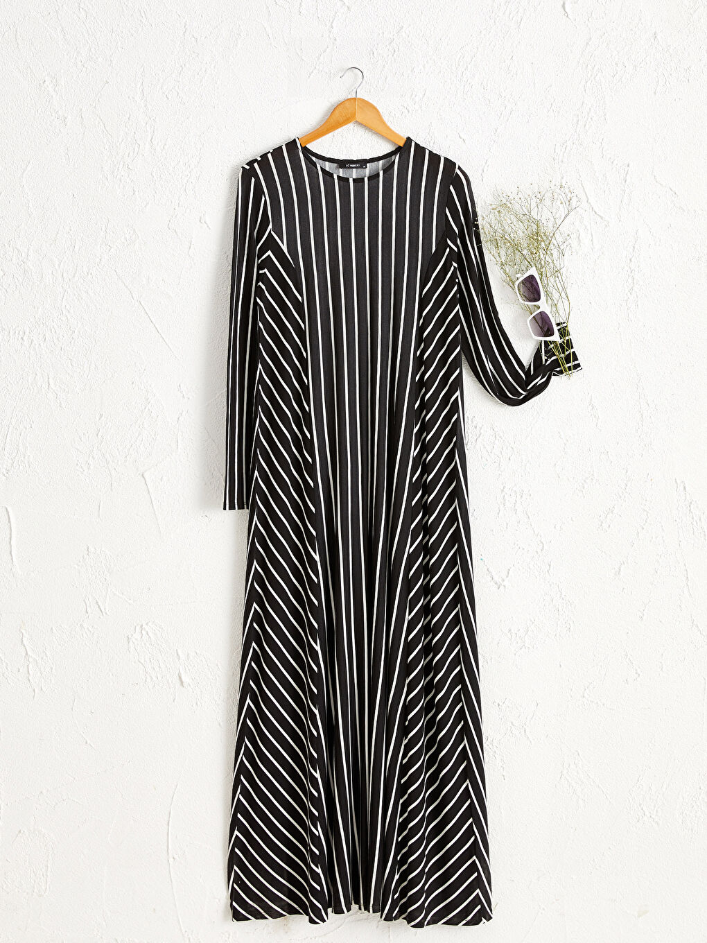 Striped Stretch Viscose Dress