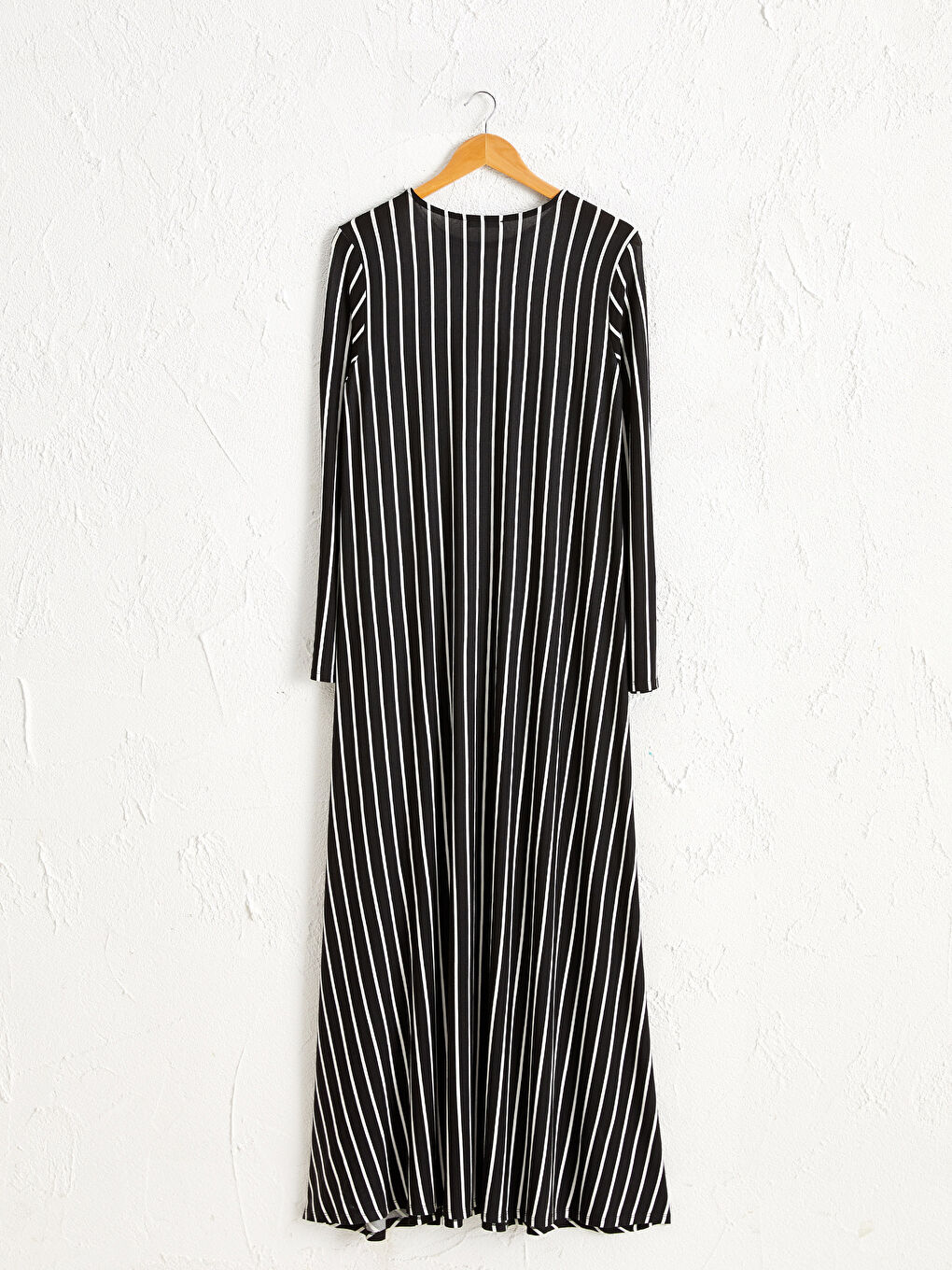 Striped Stretch Viscose Dress-3
