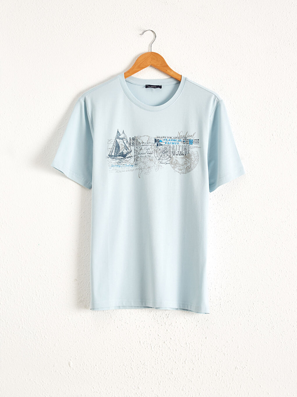 Comfortable Fit Crew Neck Printed T-Shirt