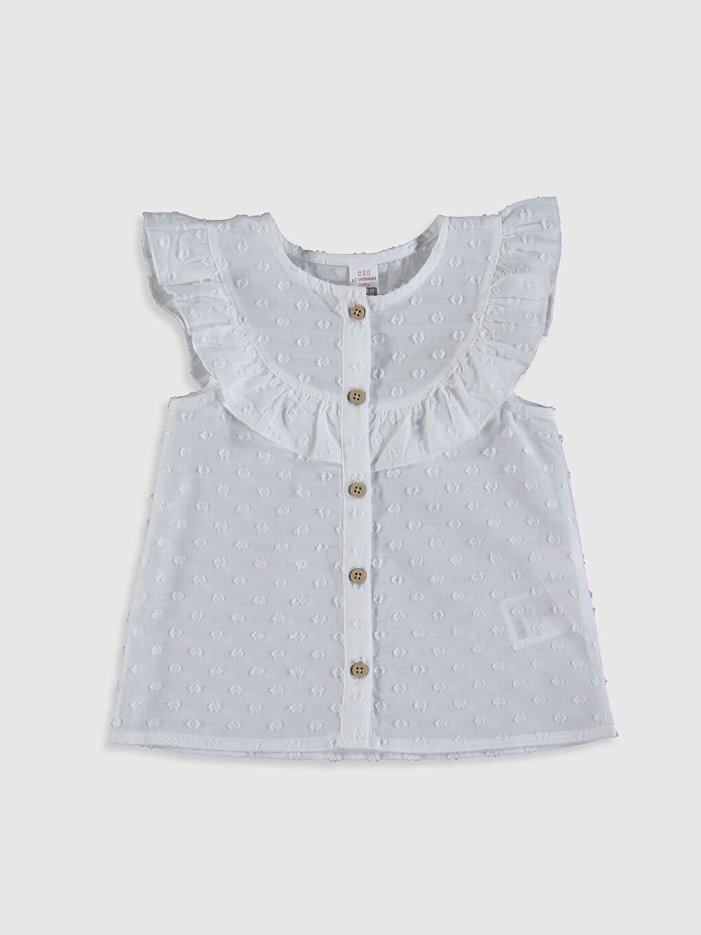 Crew Neck Baby Girl Shirt