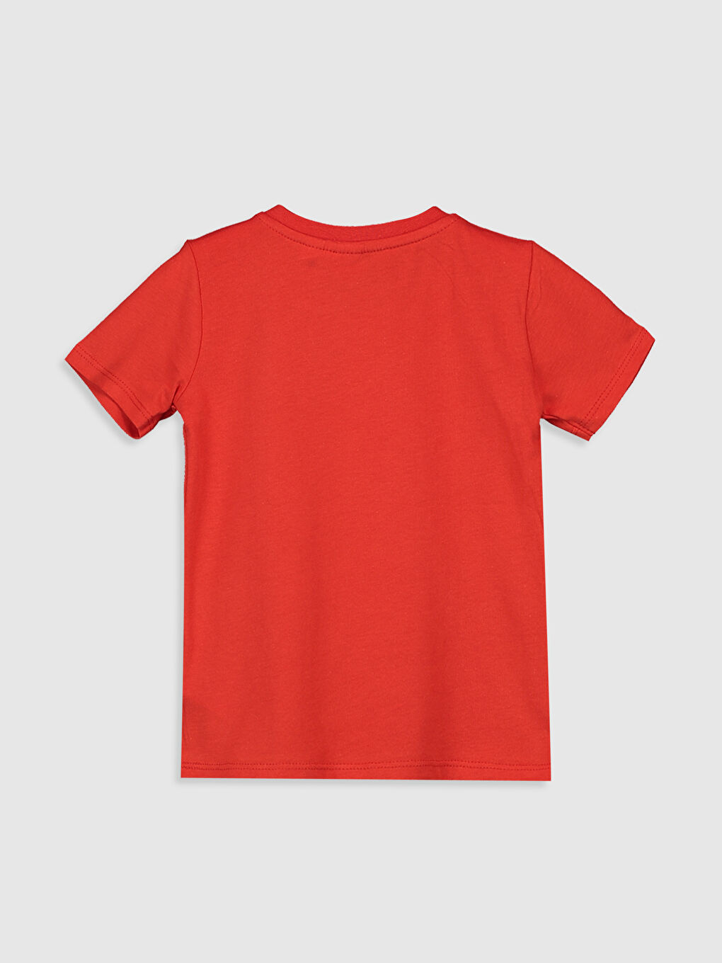 Kırmızı Bisiklet Yaka Kısa Kollu Erkek Bebek Tişört-1