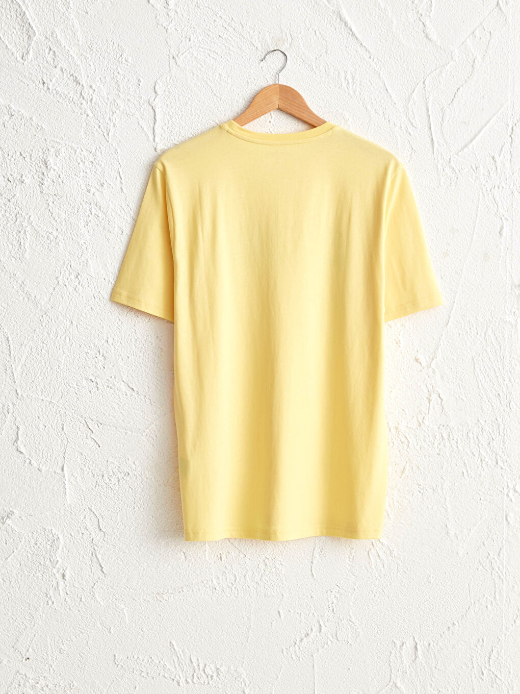 Crew Neck Printed Combed Cotton T-Shirt-1