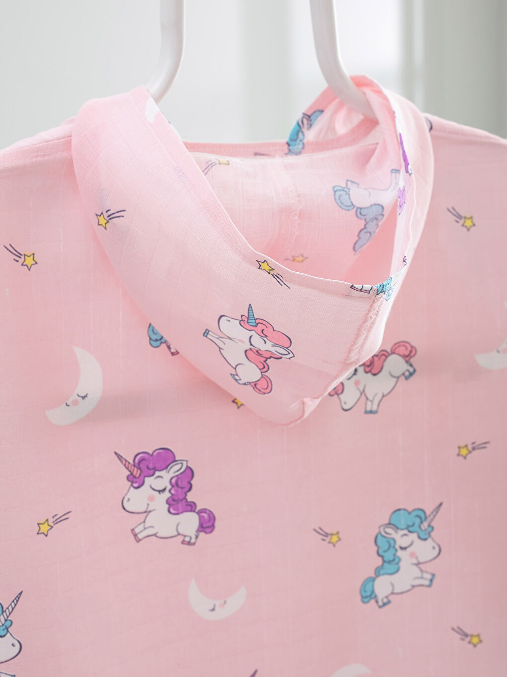 پۆنچۆی قەبارەی قەڵەش بۆ کچان بە کڵاو-2