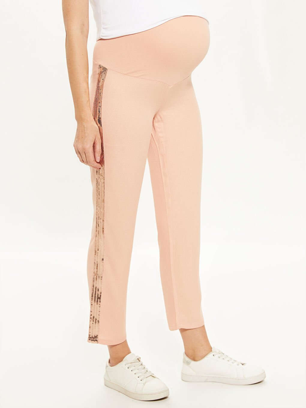 Crepe Maternity Pants-2