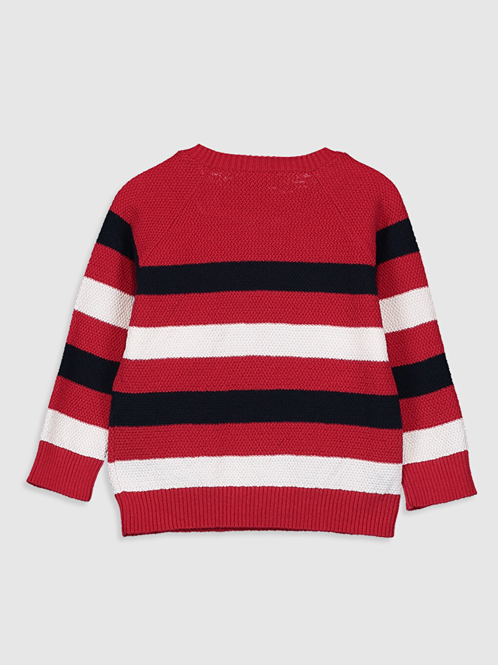 Kırmızı Erkek Bebek Triko Kazak-1