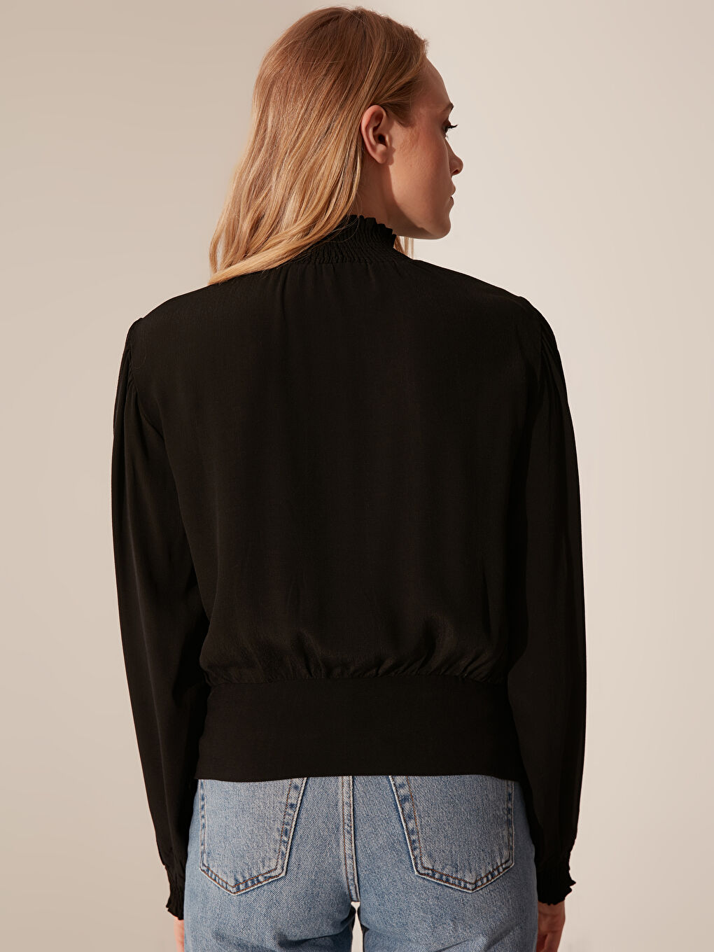 Long Sleeve Women's Blouse-4